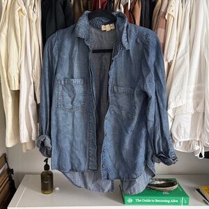 Anthropologie Lightweight Denim Shirt